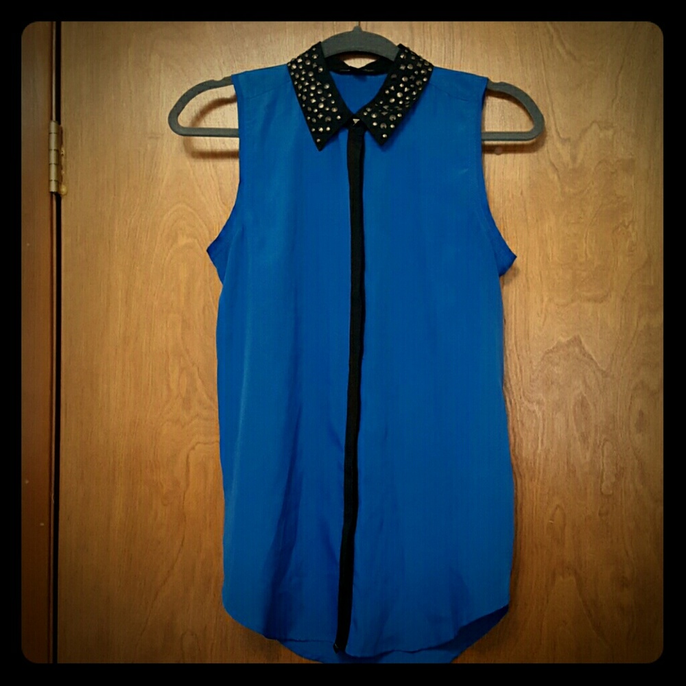 Rock&Republic Royal Blue Blouse